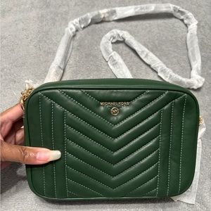 Michael Kors Quilted Leather Chain Tassel Crossbody Bag